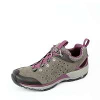Merrell 迈乐2012年秋冬杏色/玫红牛皮/织物女徒步鞋R355736 36