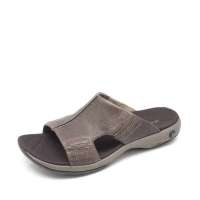 Merrell 迈乐2012年深灰色头层牛皮休闲凉鞋男鞋R433177 44