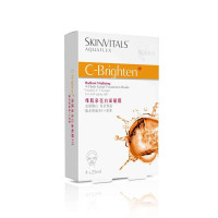 SKINVITALS维肌泉 Aquafle系列 亮白面贴膜4*25ml