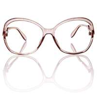 益盾防辐射时尚护肤眼镜（茶色水晶) 蓝膜-