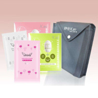 静佳jcare面膜礼包信封包80克无纺布灰色165*165mm