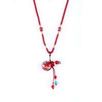 静佳Jplus精油项链(水中花-热情红)