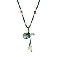 静佳Jplus精油项链(水中花-皇家绿)