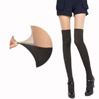 静佳Jcode 过膝拼接美腿袜—闪点 纤细美腿 完美肤质