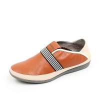 Farino 法雷诺2012春季织带棕色牛皮男单鞋A7883D 40