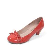 Teenmix 天美意2012红色绵羊漆皮女皮鞋6BG13D 33