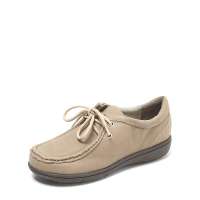 Teenmix 天美意秋季欧美街头百搭纯皮休闲鞋土杏色6BR21D 33