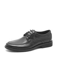 LIONPASS 狮行天下春秋黑色牛皮男鞋SC115U 42