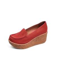 Tata 他她2012年秋季红色打蜡羊皮松糕鞋2RX02D 39