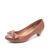 Bata 拔佳2012年秋季棕红色牛皮女鞋(超软)AWK10D 34