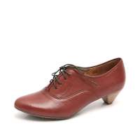 Bata 拔佳2012年秋季棕红色牛皮女鞋(超软)AWK23D 35