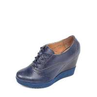 Bata 拔佳2012年秋季兰色羊皮女鞋AWZ21D 36