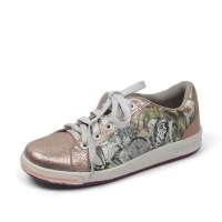 Teenmix 天美意2012粉金色贴膜羊皮女皮鞋CMV33D 34