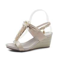 Basto 百思图2012年夏季灰色油蜡羊皮女皮凉鞋TFT06D 33