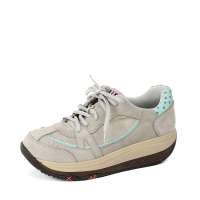 Teenmix 天美意2012米灰色磨砂牛皮女皮鞋CVW23D 38