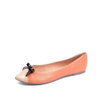 Teenmix 天美意2012年秋季粉橙色绵羊皮女皮鞋CYX12D 37