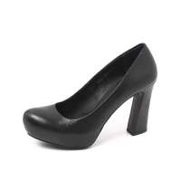 Staccato 思加图2012秋季黑色打蜡胎牛皮女皮鞋9CR18D 38