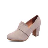 Staccato 思加图2012年秋季灰色磨砂小牛皮女皮鞋9DG16D 35