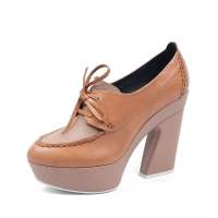 Staccato 思加图2012年秋季杏色软牛皮/杏灰色软牛皮女皮鞋9GT04D 35