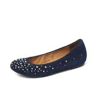 Staccato 思加图2012深蓝色羊绒面皮女皮鞋9HY13D 39