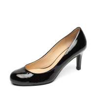 Staccato 思加图春季浅黑色胎牛漆皮女皮鞋EP410D 33