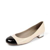 Staccato 思加图米黄色漆牛皮/黑色胎牛漆皮EZ710D女皮鞋秋季 38