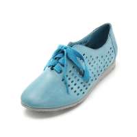 Teenmix 天美意春季兰色打蜡皮女鞋988-33 36