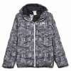 Adidas 阿迪达斯男子 运动休闲图案印花鸭绒茄克P82215 XXXL
