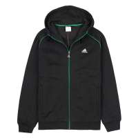 Adidas 阿迪达斯男子 图案系列篮球图案拉链连帽套衫V04585 XL