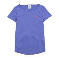 Adidas 阿迪达斯2012新款女子 纯色百搭运动全能短袖T恤W45379 XXL