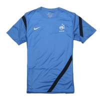 Nike 耐克  2012新款男子法国队短袖针织衫449687-404 L