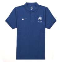 Nike 耐克  2012新款男子法国队短袖POLO449695-405 L