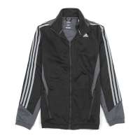 Adidas 阿迪达斯男子 运动全能三条纹针织夹克O03681 M