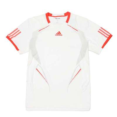 Adidas 阿迪达斯2012新款男子 透气快感网球常规短袖T恤X22385 XL