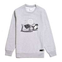 Adidas 阿迪达斯2012新款男子 诙谐幽默运动休闲图案套衫X35077 XL