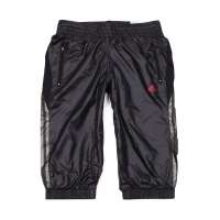 Adidas 阿迪达斯2012新款女子 黑色收口运动全能梭织中裤W45386 XXL