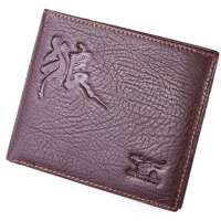 七匹狼SEPTWOLVES男士牛皮钱包3A92029(啡色)