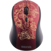 明基(BenQ)鼠标 龙年限量版ME660(红底金龙)