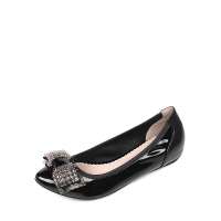 Kisscat 接吻猫牛漆皮 女鞋 黑色 37