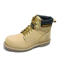 Cat 卡特秋冬黄色磨砂皮男靴P703376 44