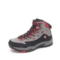 KingCamp 康尔健野浅红真皮中帮防水男女款徒步鞋KF3568 41