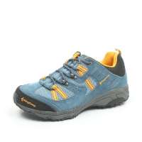 KingCamp 康尔健野蓝色PU牛巴革低帮透气男款轻量徒步鞋KF3723 43