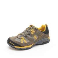 KingCamp 康尔健野浅棕PU牛巴革低帮透气男款轻量徒步鞋KF3723 42