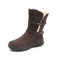 KingCamp 康尔健野深啡高保暖真皮女靴KF4104 38