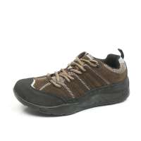 KingCamp 康尔健野深啡真皮低帮高透气男款徒步鞋KF4037 45