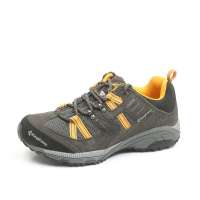 KingCamp 康尔健野深灰PU牛巴革低帮透气男款轻量徒步鞋KF3723 40