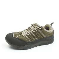 KingCamp 康尔健野深绿真皮低帮高透气男款徒步鞋KF4037 41