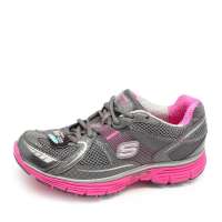 Skechers斯凯奇女Tone ups健步鞋READY SET11751/CCHP(碳灰/荧光粉色) 35