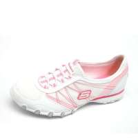 Skechers斯凯奇女休闲单鞋BIKERS BUZZWORTHY21046C/W PK(白色) 38