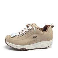 Skechers斯凯奇 女式 褐灰色/棕色 健步鞋 12321C/STBR 35